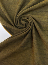 Wool Tweed Striped Herringbone