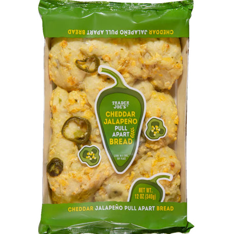 Trader Joe’s Cheddar Jalapeño Pull Apart Bread 12 Oz
