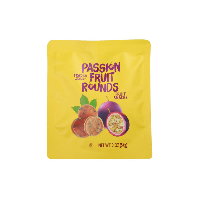 Trader Joe’s Passion Fruit Rounds 2 Oz