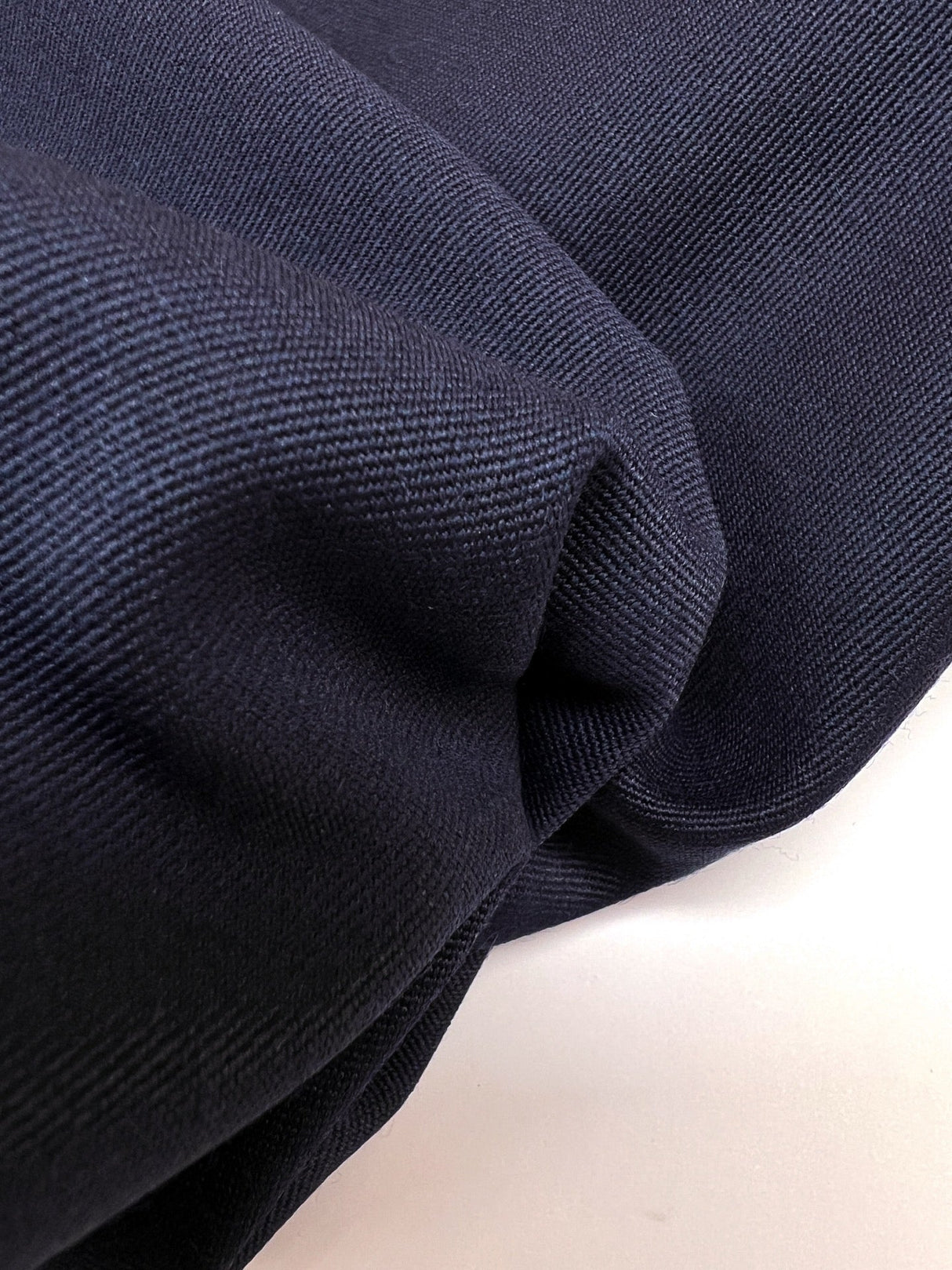 Wool Polyester Twill Purple Blue