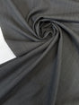 Wool Polyamide Tweed Gray Black Striped