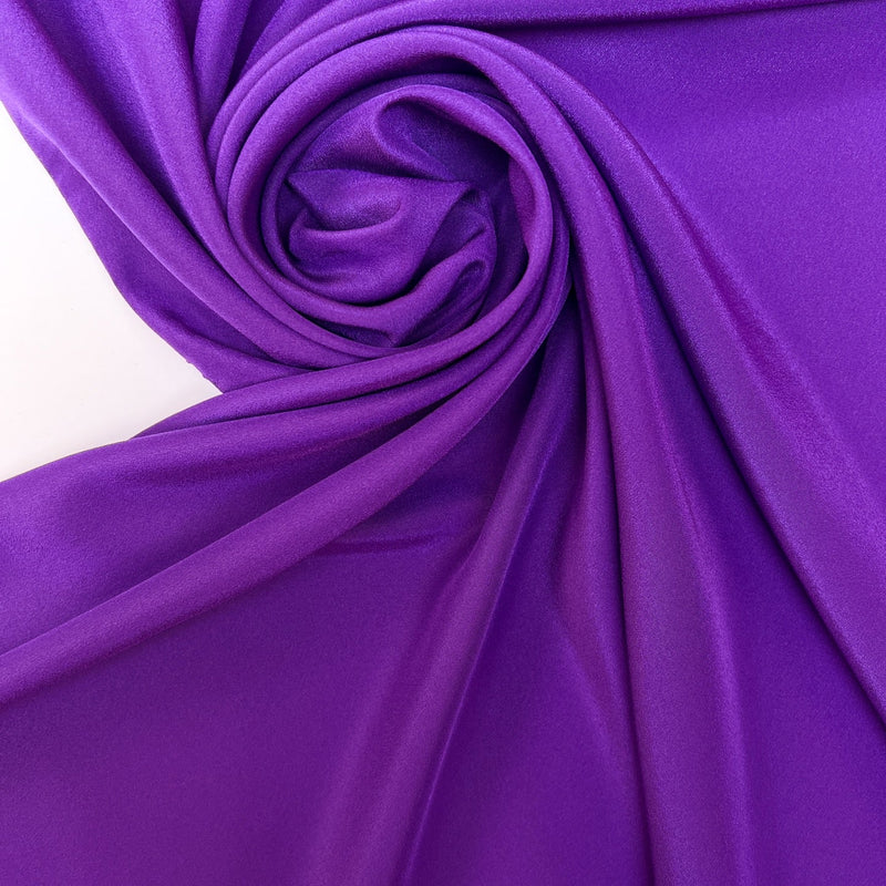 Purple Polyamide Crepe