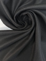 Wool Blend Tweed Black