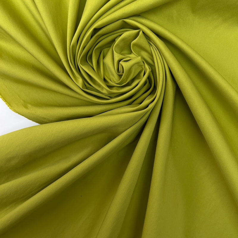 Cotton Stretch Woven Fabric Green