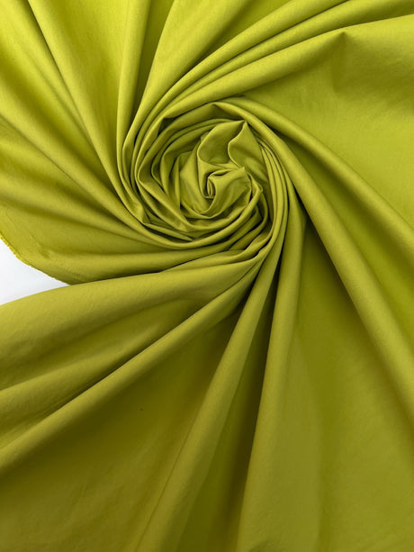 Cotton Stretch Woven Fabric Green