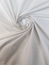 Cotton Stretch White Fabric