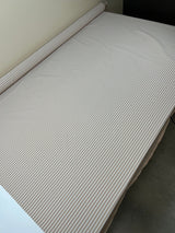 Polyamide Elastane Jacquard Knit White Beige Striped