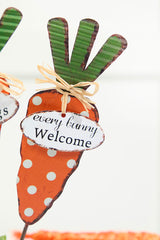 13.9" Metal Easter Carrot Stake