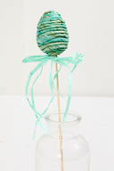 16" Colorful Egg Spray – Vibrant Spring Easter Decorative Stem