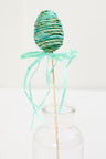 16" Colorful Egg Spray – Vibrant Spring Easter Decorative Stem