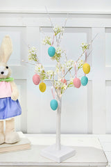 2 foot Battery Operated Lighted Easter Tabletop Tree with 58 Warm White Micro LED Lights