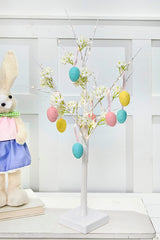 2'H B/O Lighted Easter Tabletop Tree w/ 58 WW Micro LED Lights