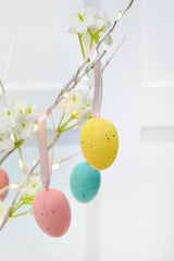 2 foot Battery Operated Lighted Easter Tabletop Tree with 58 Warm White Micro LED Lights