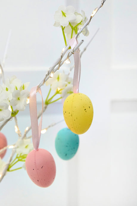 2 foot Battery Operated Lighted Easter Tabletop Tree with 58 Warm White Micro LED Lights