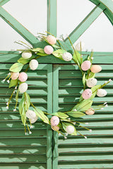 12" Egg & Leaf Wreath - Small