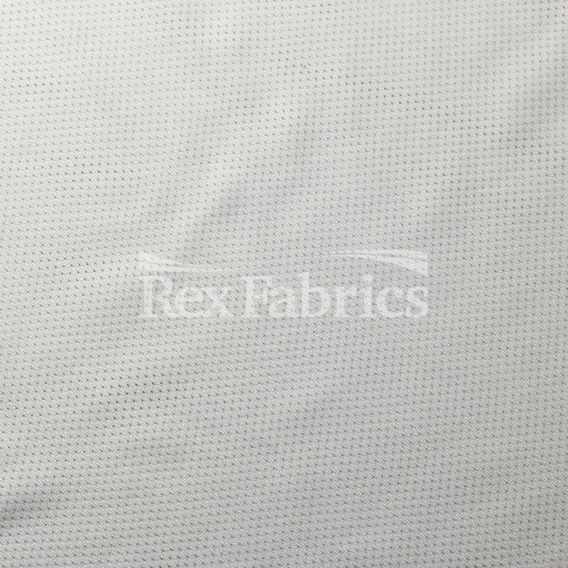 Easy Mesh Polyester Mesh Fabric - White And Black, Solid, 57/58" Width, 120 GSM (1 Yard)