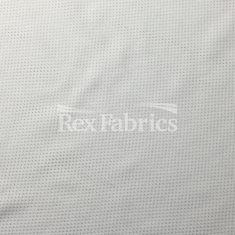 Easy Mesh Polyester Mesh Fabric - White And Black, Solid, 57/58" Width, 120 GSM (1 Yard)