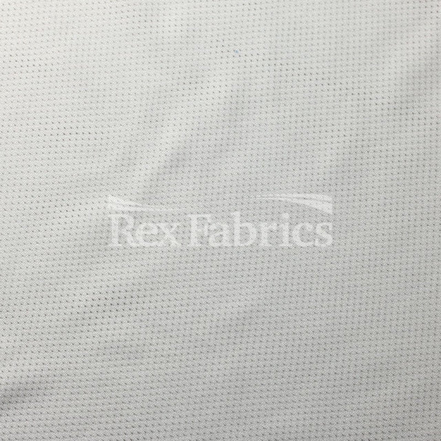 Easy Mesh Polyester Mesh Fabric - White And Black, Solid, 57/58" Width, 120 GSM (1 Yard)