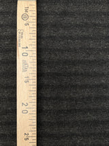 Italian Wool Twill Striped Gray Black