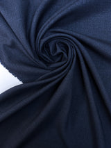 Italian Melange Blue Wool Fabric