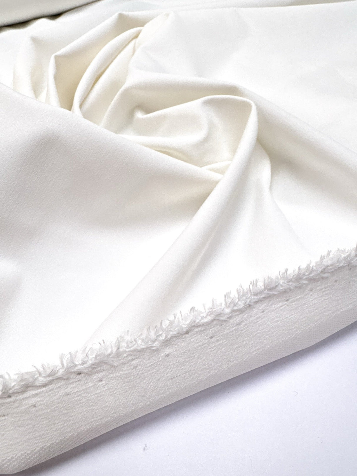 White Polyamide Elastane Combined Weave
