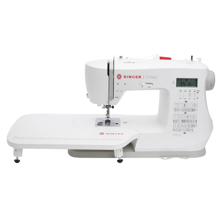 SINGER C7290Q Sewing Quilting Machine - Computerized, Extension Table, 400 Stitch Applications (1 Unit)
