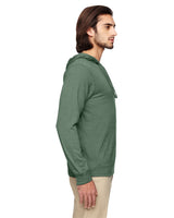 Unisex Eco Blend Long-Sleeve Pullover Hooded T-Shirt