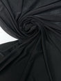 Black Polyamide Elastane Knitted Fabric