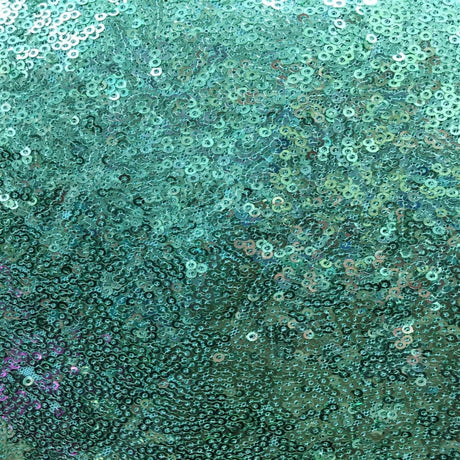 Mini Disc All Over Sequin Polyester Fabric - Gold, 54" Width (1 Yard)