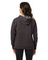 Ladies' Heathered Full-Zip Hooded Sweatshirt