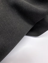 Wool Fused Fabric Black