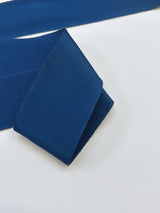 Viscose Rayon Blue Rep Weave