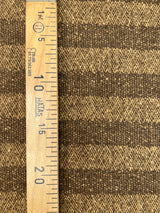 Italian Brown Striped Wool Fabric