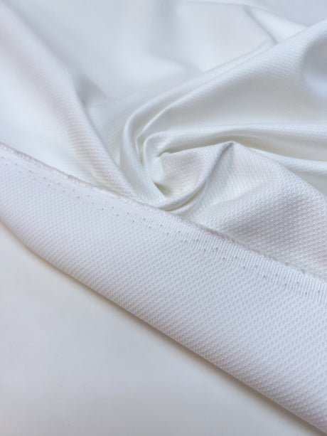 Cotton Jacquard Fabric White Shades
