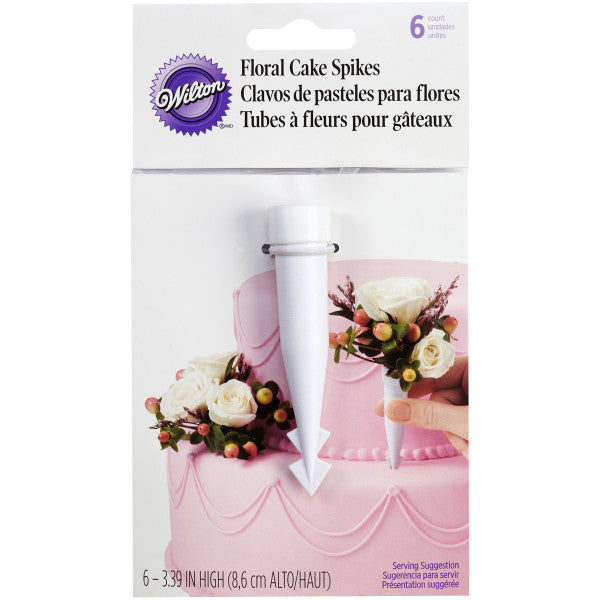 Wilton Floral Cake Spike Set – 6 Count