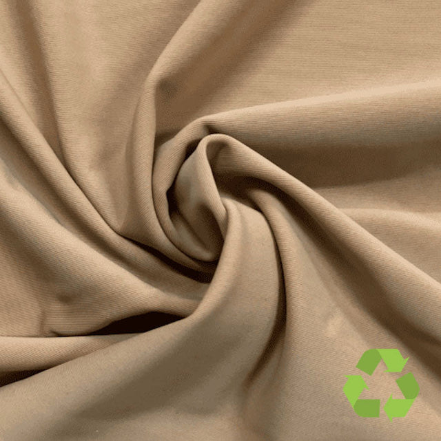 Recycled Nylon Spandex Swimsuit Lining Fabric - Sand