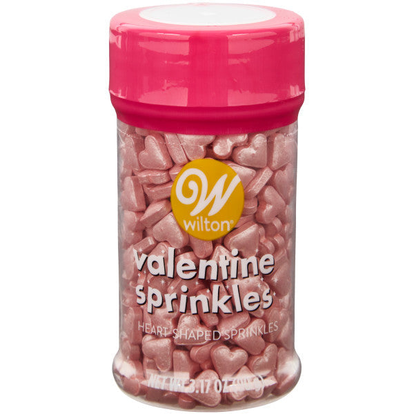 Wilton Sweet Pink Hearts Valentine's Day Sprinkles, 3.17 oz.
