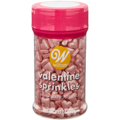 Wilton Sweet Pink Hearts Valentine's Day Sprinkles, 3.17 oz.