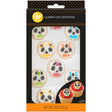 Wilton Day of the Dead Gummy Sugar Skull Icing Decorations, 10-Count