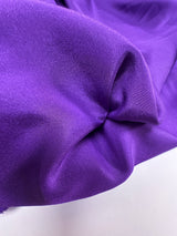 Purple Polyester Crepe