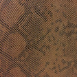 Bronze Matte Python Snake Skin Vinyl Fabric,