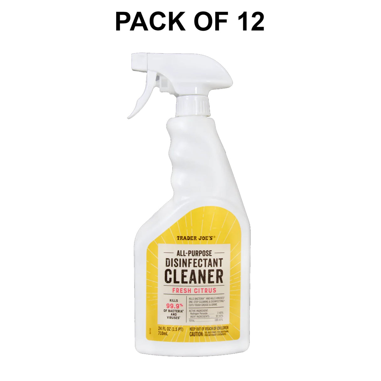 Trader Joe’s All Purpose Disinfectant Cleaner | 24 Fl Oz