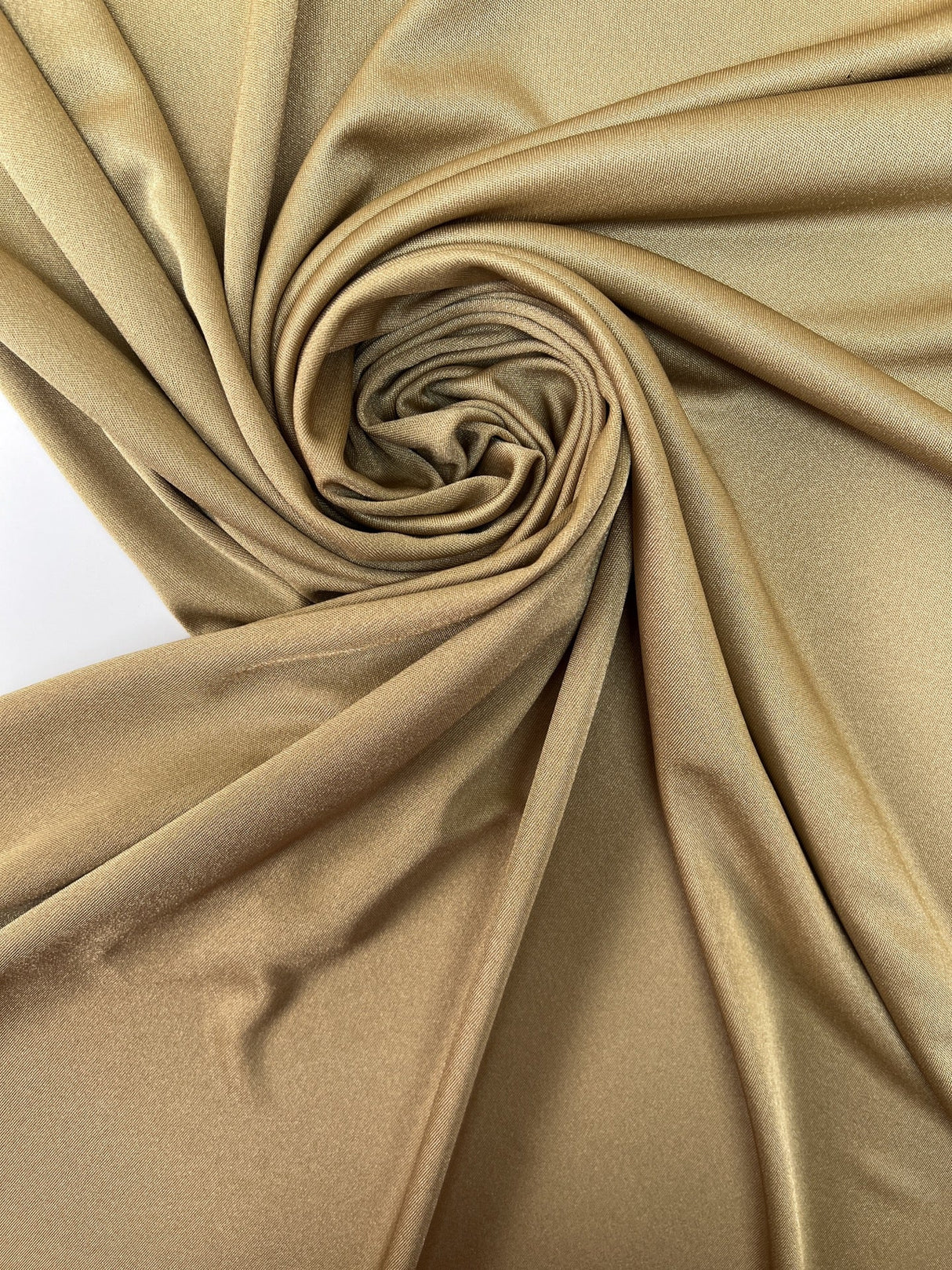 Polyester Elastane Knitted Fabric Beige