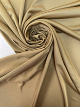 Polyester Elastane Knitted Fabric Beige