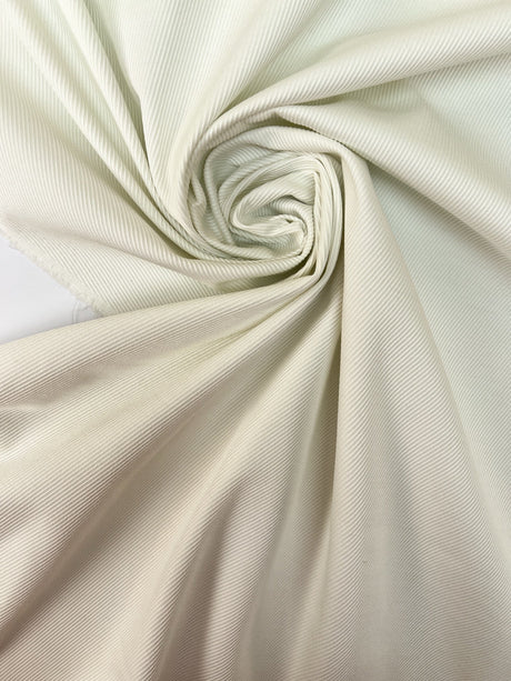 Cotton Polyester Twill White