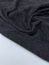 Wool Knitted Fabric Gray Blue