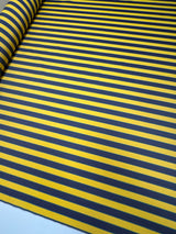 Cotton Polyester Woven Striped Multicolour