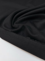 Wool Double Weave Tweed Black