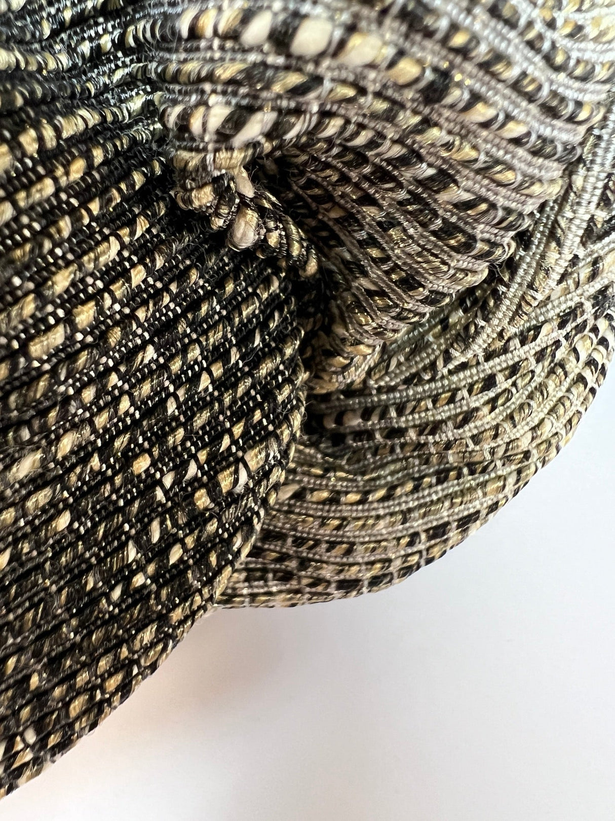 Cotton Lurex Striped Fabric