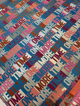 Polyester Jacquard Multicolour Graphic Fabric